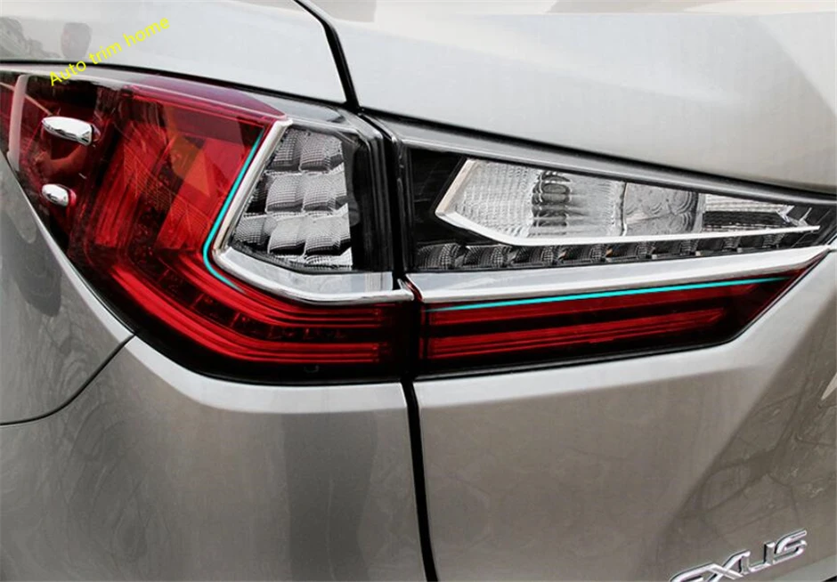 Lapetus задний багажник лампы полосы крышка отделка ABS хром подходит для Lexus RX200t RX450h