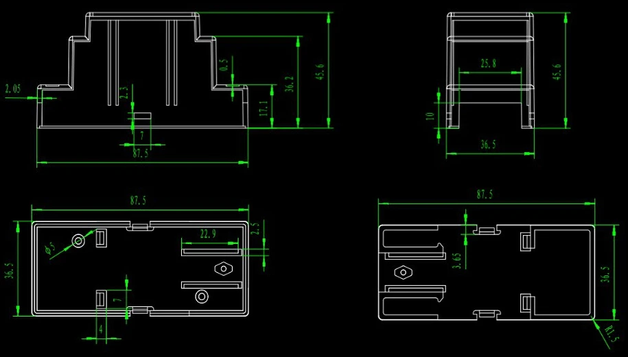 small plastic din rail enclosure box plc junction box instrument enclosure (9).jpg