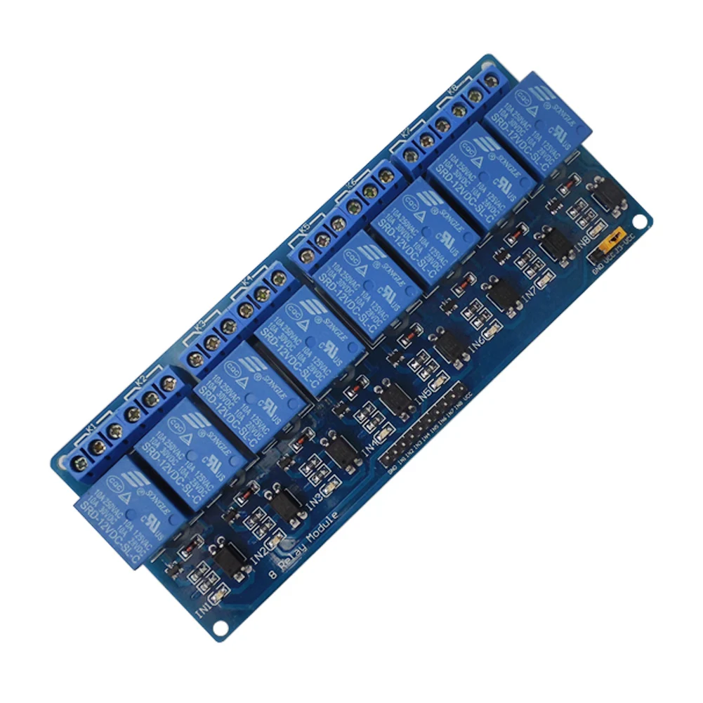 

1 Pcs 8-Channel 12V Relay Shield Module for Arduino UNO 2560 1280 ARM PIC AVR STM
