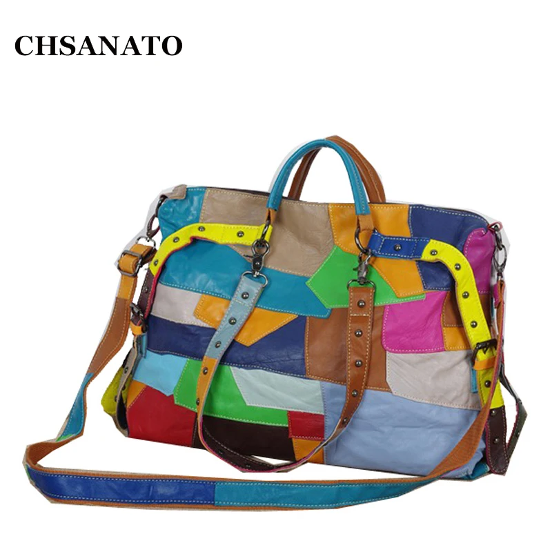 Сумка на плечо, ремень к сумке для ноутбука с декором, дизайнерская сумка в стиле панк с заклепками, универсальная женская сумка, черная большая сумка