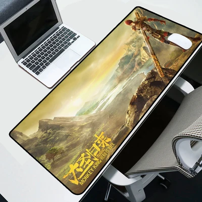 900X400 мм коврик для мыши Аниме оригинальные резиновые игровые mausepad большого размера для клавиатуры мыши стол для компьютера нескользящий коврик - Цвет: yellow