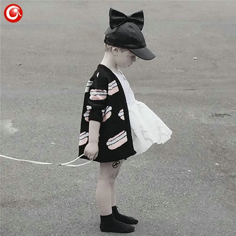 12M-4T AutumnWinter Children Girls Cardigan Fashion Cotton Kids Boys Sweater Baby Knit Open Stitch Jumper Clothes For Christmas (7)