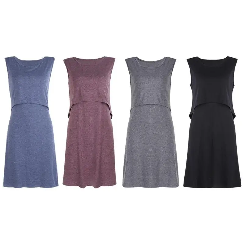 

Summer Women Maternity Nursing Clothing Breast Feeding Pregnancy Dresses