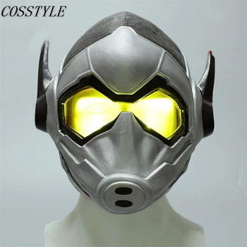 

Ant Man Helmet Adult Cosplay The Wasp Helmets with LED Lights Halloween Party Masks The Wasp Mask Women