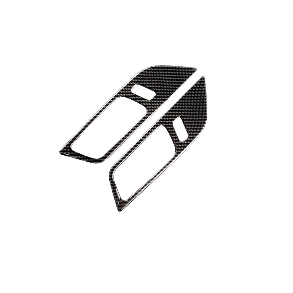 

Auto Car Interior Door Handle Bowl Covers Carbon Fiber Decorative Stickers 2 IN 1 For Ford Mustang Car Sticker-Styling