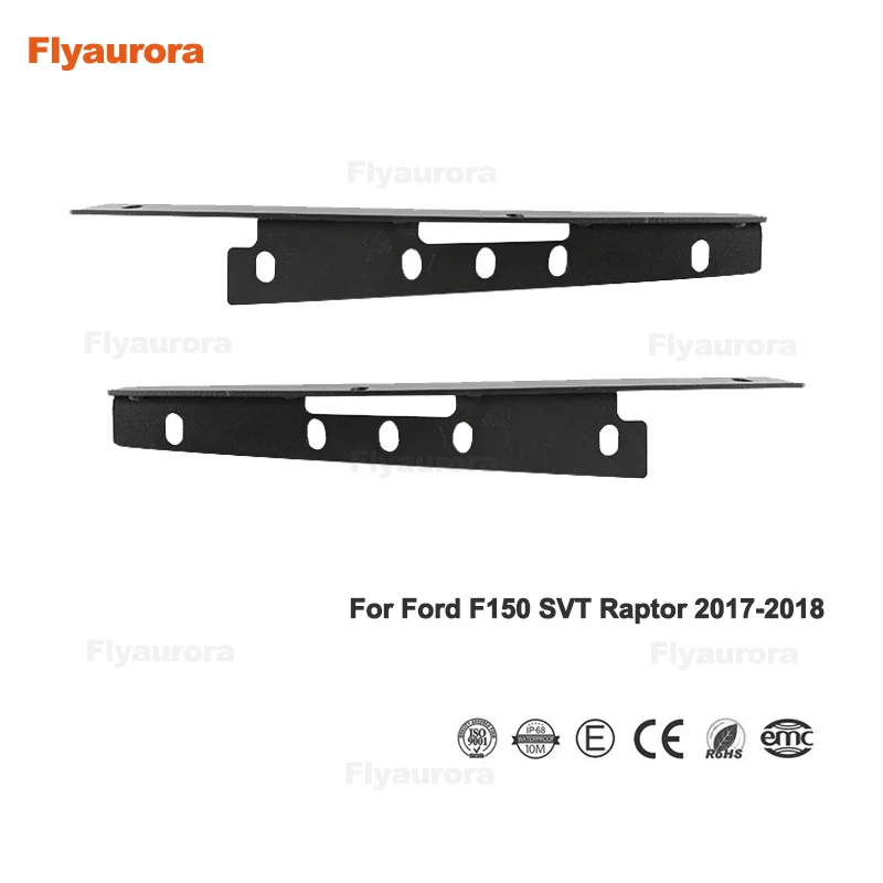 Монтажный вспомогательный внедорожный светодиодный противотуманный светильник, светодиодный светильник для Ford F150 SVT Raptor, кронштейны для крепления бампера Flyaurora