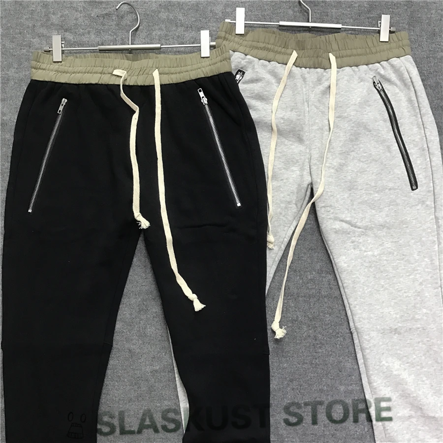 Buy Newest Zipped Ankles Tapered Fit Drawstring Jogger