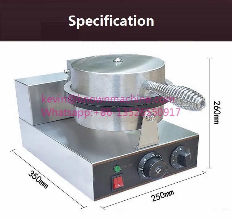 Поставка антипригарный 110 В/220 В мороженое вафельный конус чайник/вафельный конус пекарь/вафельный конус машина