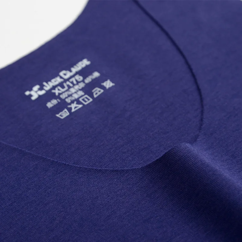 Men's Modal Solid Color Seamless Underwear Clothing Close-fitting Super Strench Undershirt Cool Summer Shirts