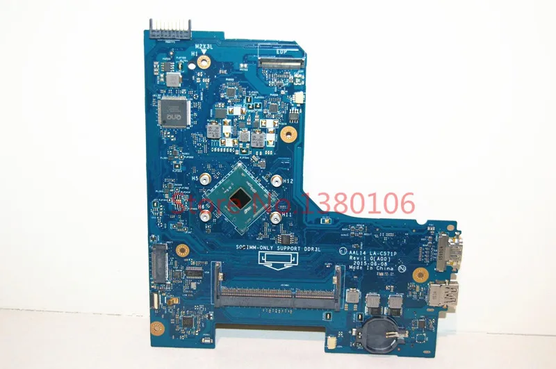 0F77J1 подходит для 15 5000 5552 CN-0F77J1 LA-C571P ALL14 DDR3L SR29E N3700 Процессор Тетрадь материнская плата полностью протестирована