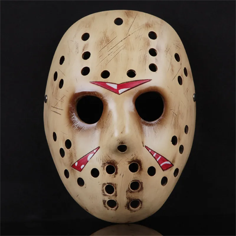 Grade Resin Jason Full Face Mask Freddy Vs Jason Movie Theme Halloween Party Cosplay Horror Halloween Masks Party Props FA103 (5)