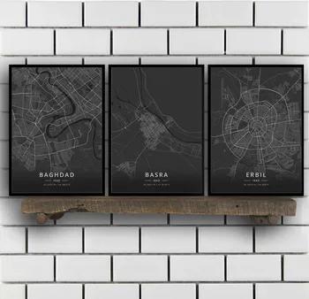 

Baghdad Basra Erbil Iraq Poster