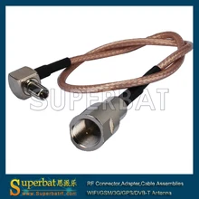 Superbat TS9 мужской правый угол заглушка FME патч провода кабель RG316 15 см для антенны huawei и модем Telstra 3g следующий