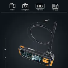 8 мм 4,3 дюймов ЖК цветной экран 1 м 3 м 5 м 10 м ручной осмотр змеиная камера промышленный домашний эндоскоп с 6 светодиодами