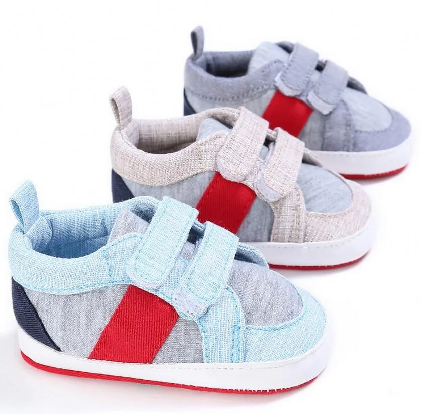 Handsome Baby Boys Sports Sneakers Newborn Kids Mix Color Causal Soft