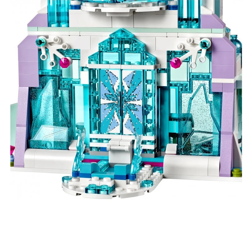 Mylb серия для девочек Эльза волшебный ледяной замок дворец DIY набор модели строительные наборы Блоки Кирпичи Детские игрушки Рождественский подарок