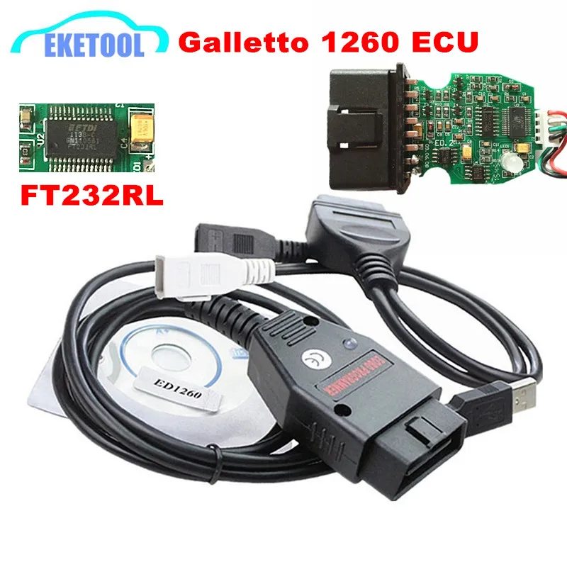 Prix pour Professionnel Galletto 1260 FT232RL Auto ECU Chip Tuning Interface OBD2 EOBD ECU Flasher Diagnostic Connecteur 1260 OBDII Flasher Prix pour Professionnel Galletto 1260 FT232RL Auto ECU Chip Tuning Interface OBD2 EOBD ECU Flasher Diagnostic Connecteur 1260 OBDII Flasher