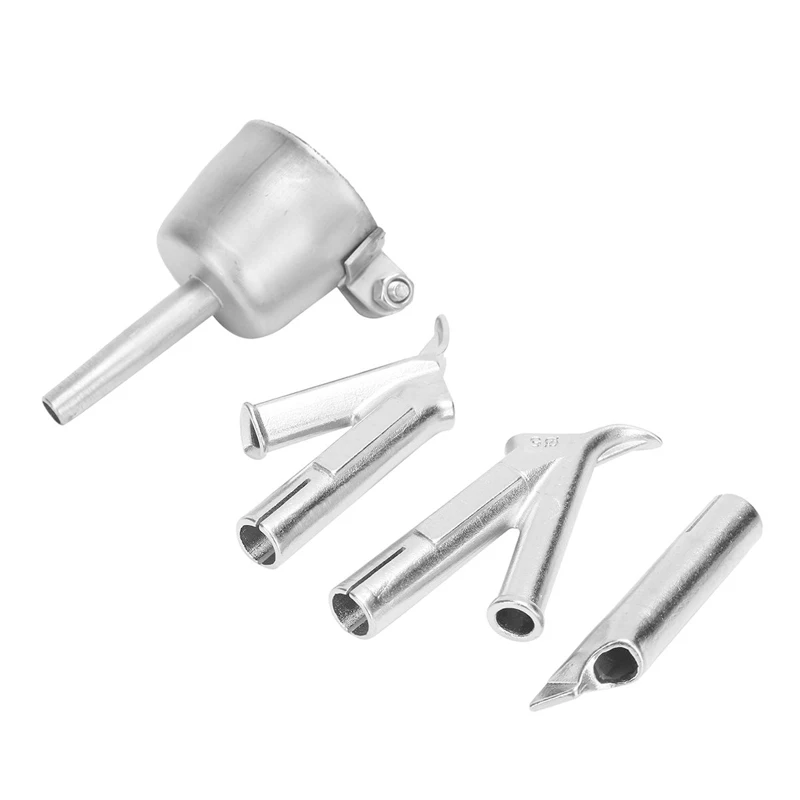 4PCS Speed 5mm Weld Tip Welding Nozzles For Vinyl PVC Plastic Hot Air Gun