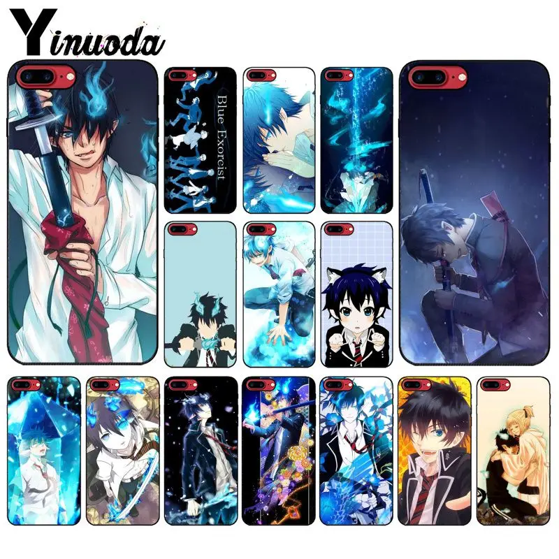 

Yinuoda Blue Exorcist Anime Coque Shell Phone Case for iPhone 6S 6plus 7 7plus 8 8Plus X Xs MAX 5 5S XR