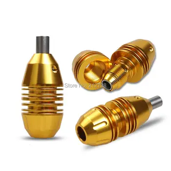 

Free Shipping Tattoo Supplies olive shape self-lock grip aluminium alloy