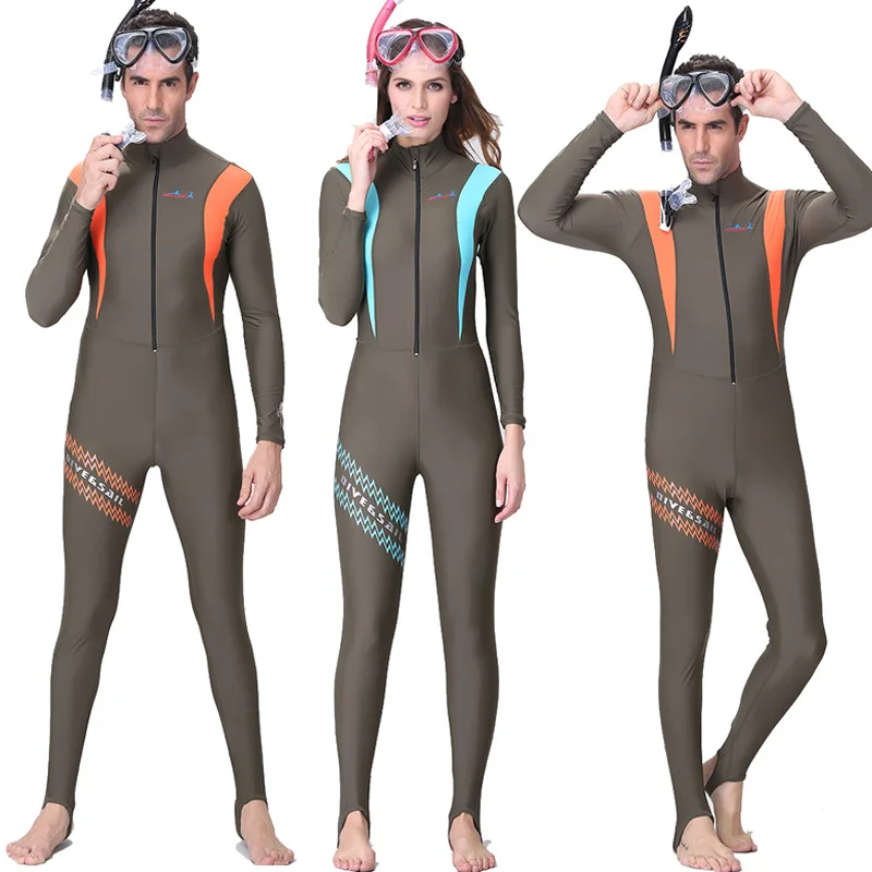 Dive&Sai dive skin wetsuit Lycra One Piece men \ women Jump Stinger