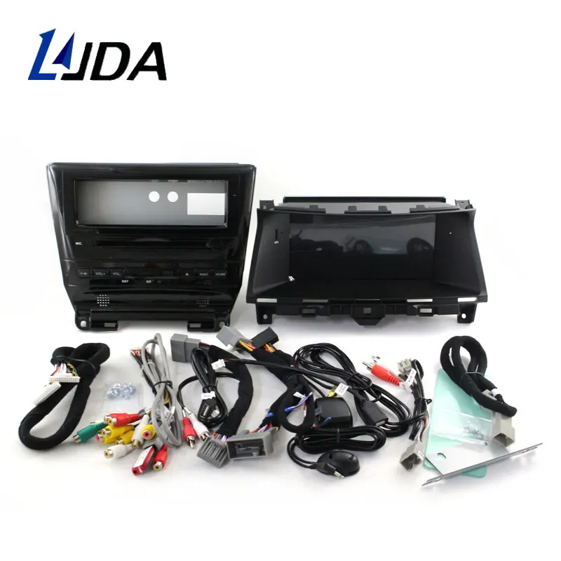 Excellent LJDA 1 Din Android 9.1 Car Radio For Honda Accord 2008-2015 WIFI Car Multimedia Player Stereo GPS Navigation DVD IPS Auto Audio 4