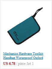 Аппаратные средства инструментарий сумка водостойкая ткань Оксфорд Multi организовать карманы сумка для хранения Портативный Электрик