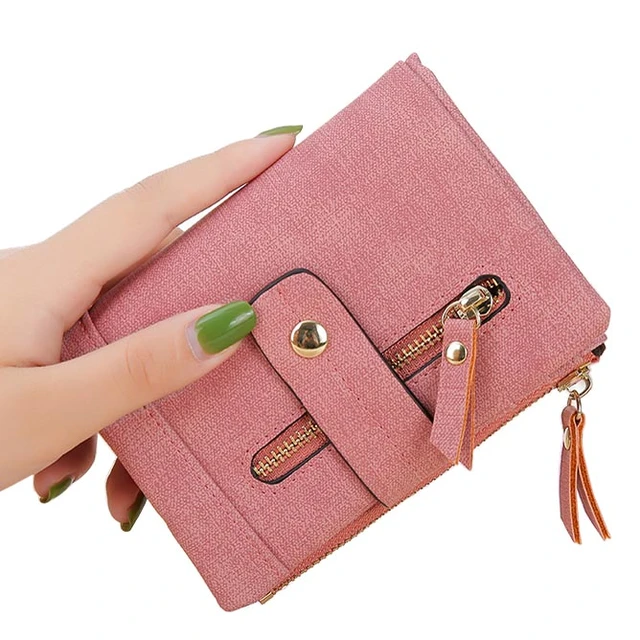 New Women Wallet Genuine Leather Lady Wallets High Quality Female Hasp  Design Coin Purse Id Card Holder Short Wallet Purse - Chest Bags -  AliExpress