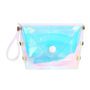 

Fashion Womens Coin Wallet Lady Kid PVC Small Mini Coin Pouch Zipper Money Key Earphone Line Purse Jelly Card Holder Handbag