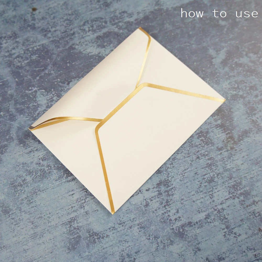 25 шт. золотые складные карты для дня рождения|message card|folding cardscard folding |