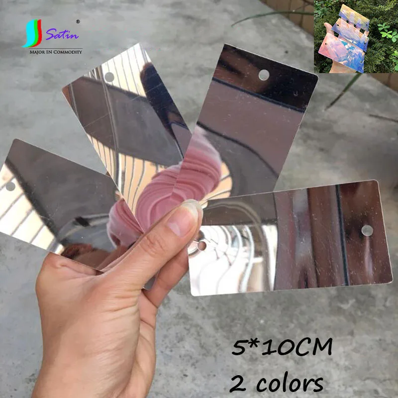 

Super Large Size 50*100mm Rectangle 2-holes Silvery,Colorful White Loose Sequins,Rectangle Big Size Silvery Loose Sequins S0581L