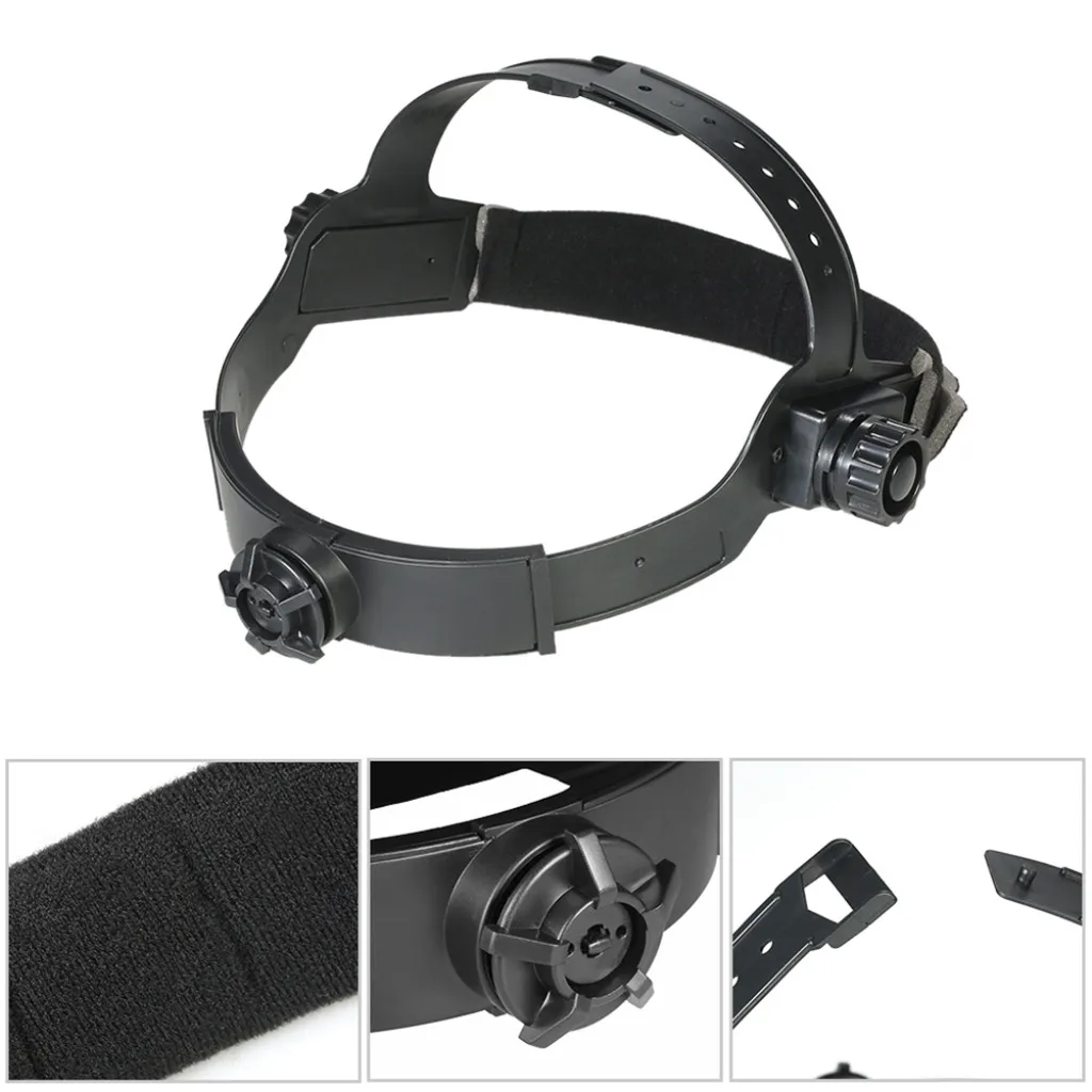 

Adjustable Welding Welder Mask Headband Solar Auto Dark Helmet Accessories Welding Headgear Protective Lens