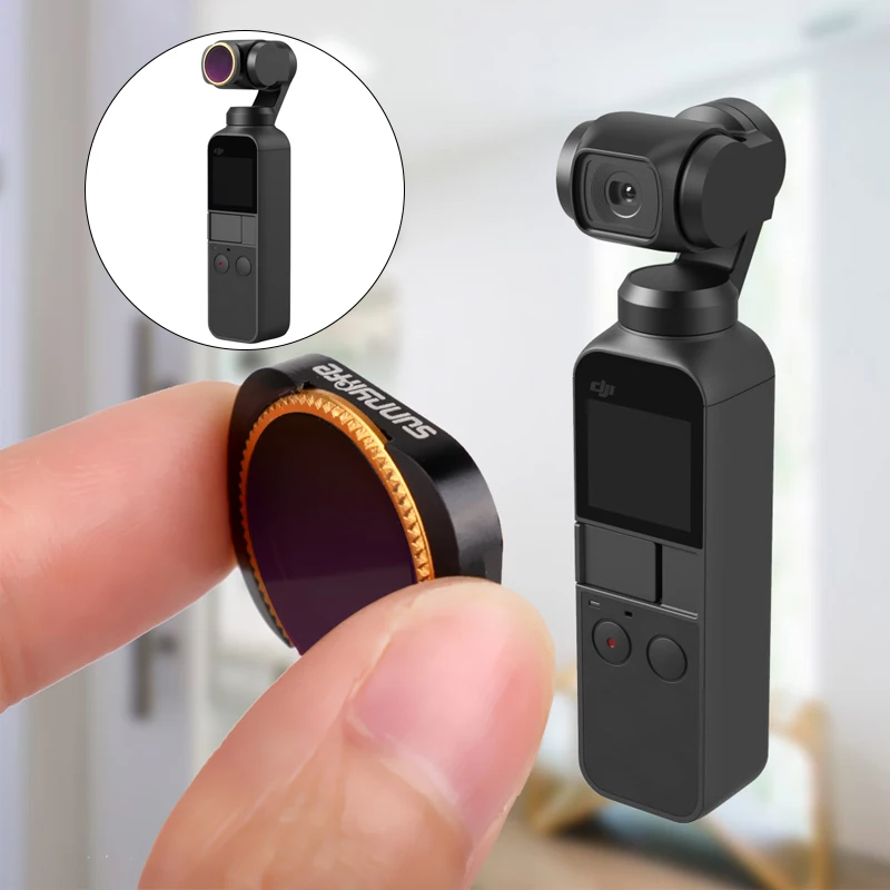 DJI OSMO карманные аксессуары MCUV CPL ND4 ND8 ND16 ND 32 ND 64 фильтр объектива камеры для DJI OSMO карманная Карданная камера