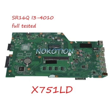 شراء Nokotion اللوحة لابتوب Asus X751LD I3-4010 Cpu مجلس Rev 2.0 SR16Q الرئيسي متن اختبار كامل