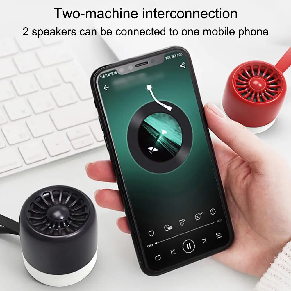 Портативный Bluetooth говорящий радиоприемник система объемного звучания 3D стерео
