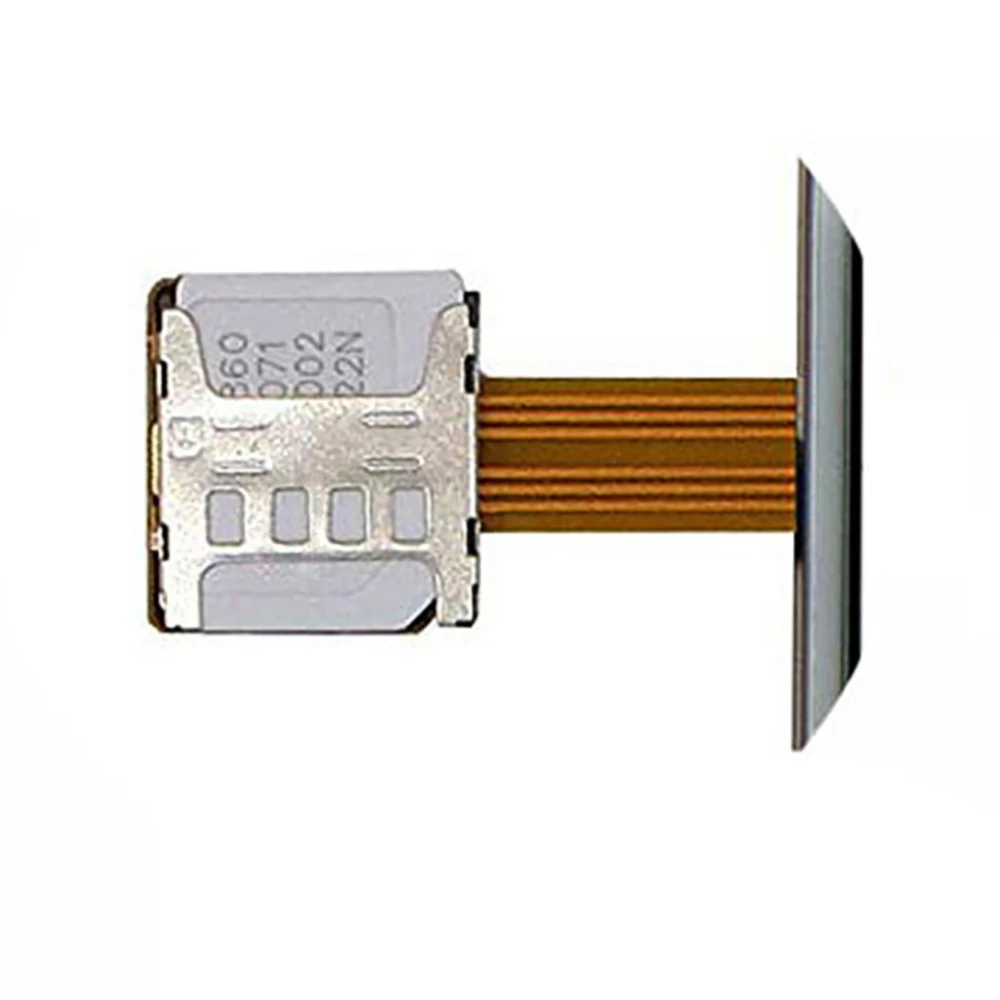Brown Двойной адаптер для MicroSD Micro SIM карты гибридный двойной для Android удлинитель 2 микро удлинитель адаптер - Цвет: Brown