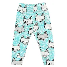 Детские штаны для маленьких мальчиков и девочек; новые свободные детские повседневные леггинсы с животным узором; штаны-шаровары; F