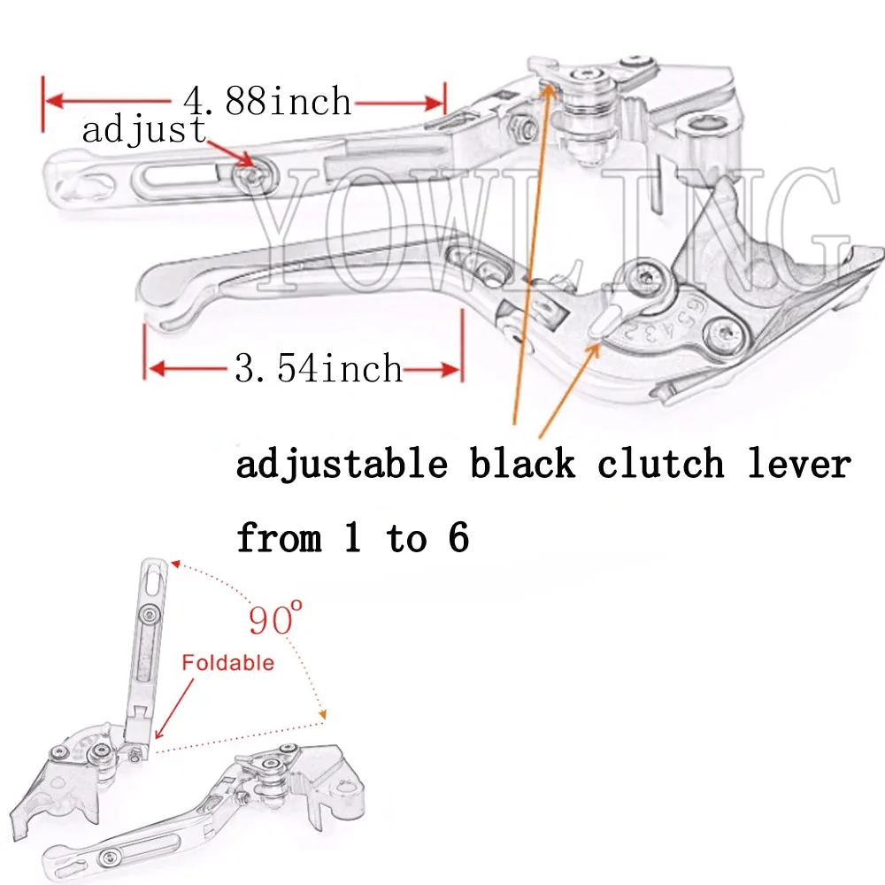 Для YAMAHA mtsr MT09 MT 09 tractracer FZ-09 FJ-09- аксессуары для мотоциклов Складные Выдвижные Тормозные Рычаги Сцепления