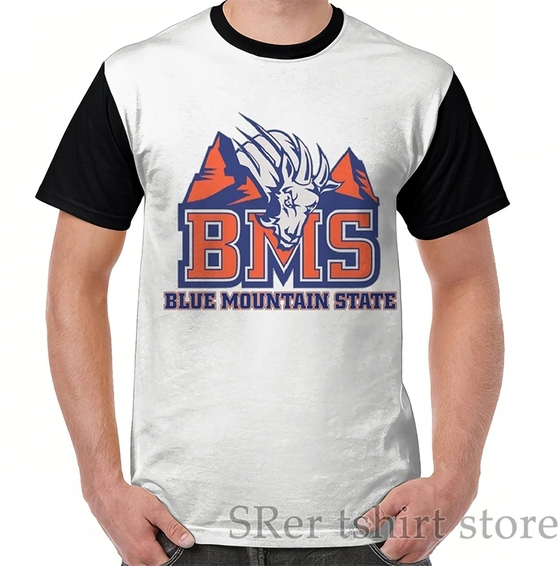

Funny print men t shirt women Tops tee Blue Mountain State Graphic T-Shirt men O-neck Short Sleeve Casual tshirts