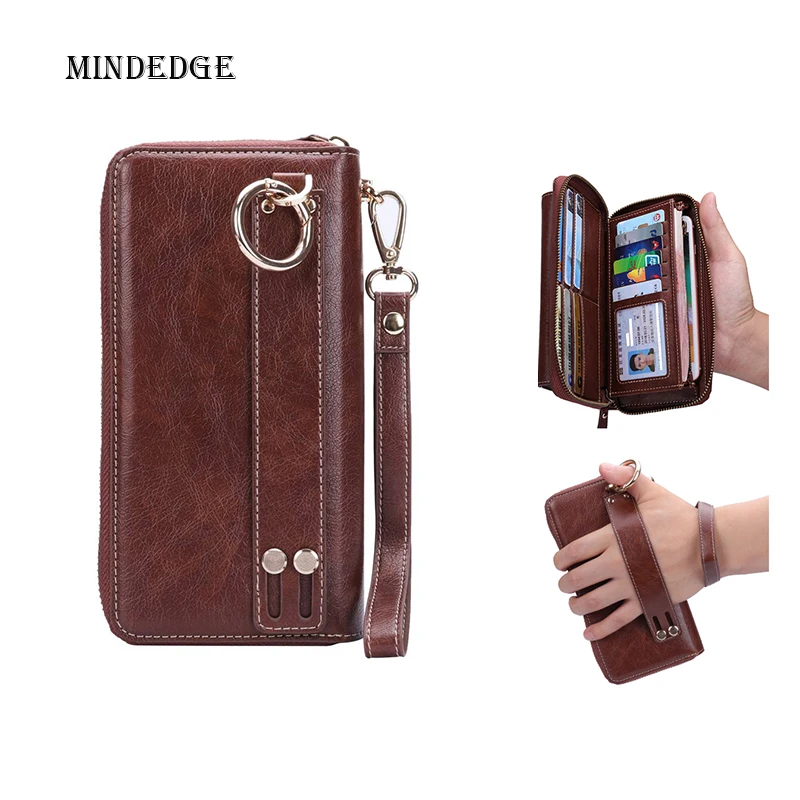 

4-6.5 Inch Flip Leather Wallet Case for Samsung Galaxy S10 Plus S10e Case Phone Bags for iPhone X XS Max XR 6 6s 7 8 Plus Case