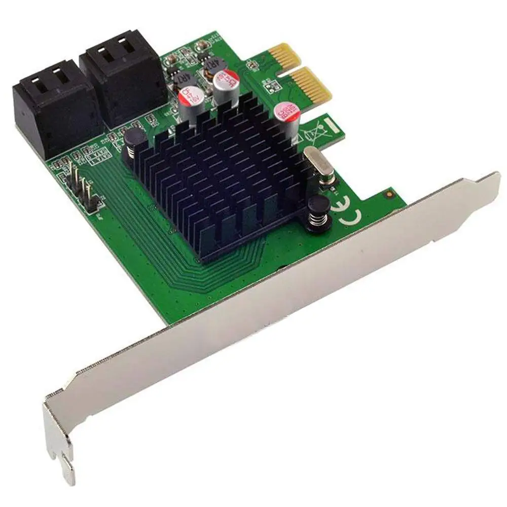  PCIe a 4 puertos SATA3.0 6 Gb Tarjeta de controlador 8se9215 Chipset Marvell
