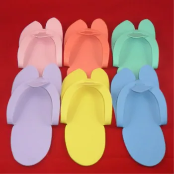

12/36 Pairs Anti-skidding Disposable Flip Flop EVA Foam Slippers for Pedicure Bath Spa Hotel Foot Care Tool EVA
