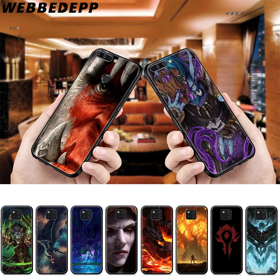 WEBBEDEPP World of Warcraft Soft Case for Huawei Mate Honor 20 6A 7A 7C 7X 8 9 9X 10 View Lite Pro 30 |