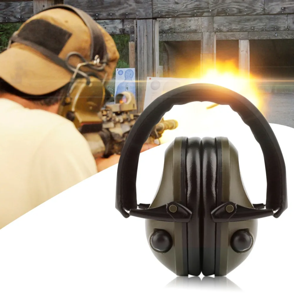 

1 PCS Ear Protector Electronic Outdoor Hunting Shooting Noise Isolation Earphone Adjustable Volume Noise Reduction Ear muffs