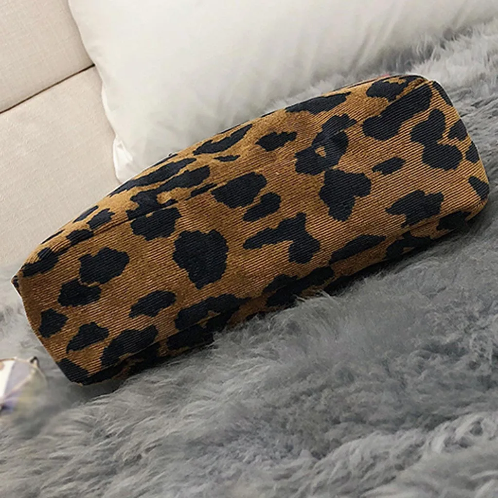Cartera mujetorebka wiklinowa dames сумки feminina Женская модная леопардовая сумка на плечо Большая вместительная сумка-мессенджер Si6