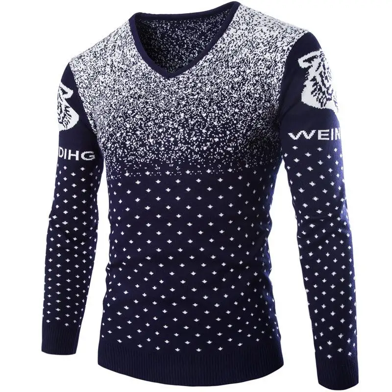 New Snowflake Tigers autumn winter Pullover polo sweater