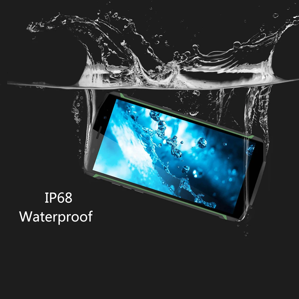 Blackview BV5800 5.5 inch Rugged IP68 Waterproof Mobile Phone 2GB+16GB Fingerprint 5580mAh Quick Charge NFC Tough 4G Smartphone