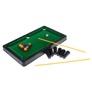 

Lightweight Mini Tabletop Pool Table Set Billiards Toy Snooker Game Desktop for Child Kids Gift Suitable for Indoor and Outdoor