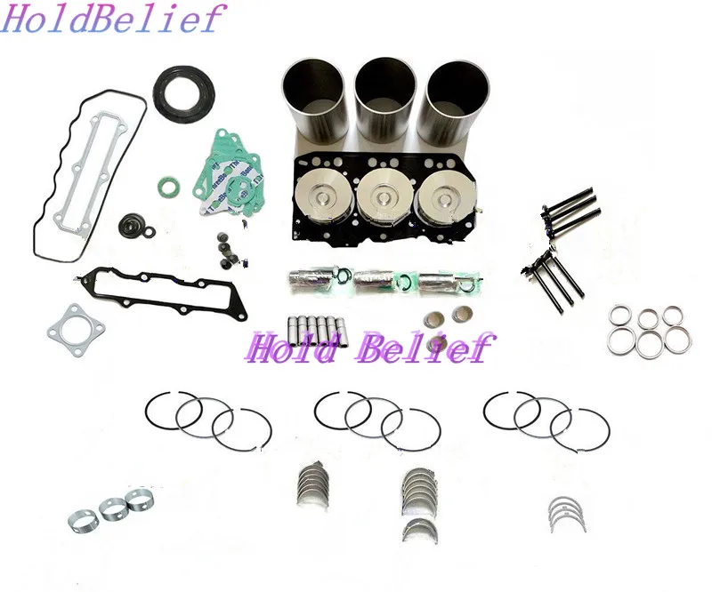 3TNV88 Overhaul Rebuild Kit For John Deere 27D 35D 35G F1565 2720 3320 3032Ein Engine