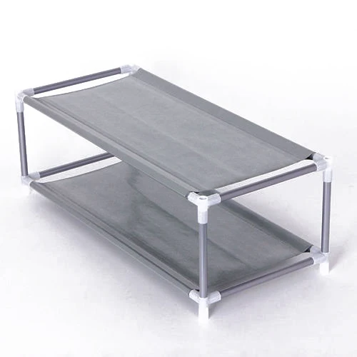 

2 Layers removable door shoe storage cabinet shelf DIY shoes storage